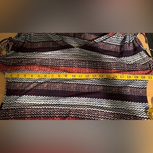New Directions Size Large Multi Color Blouse - Picture 6 of 7